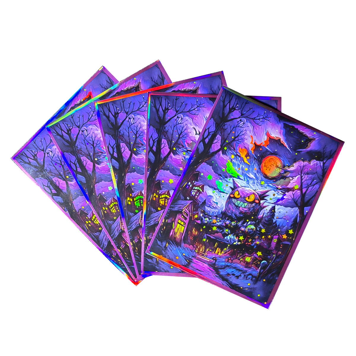 Pokemon Binder Card - 60PCS 66x91mm Pokemon Gengar Holografische Kaart