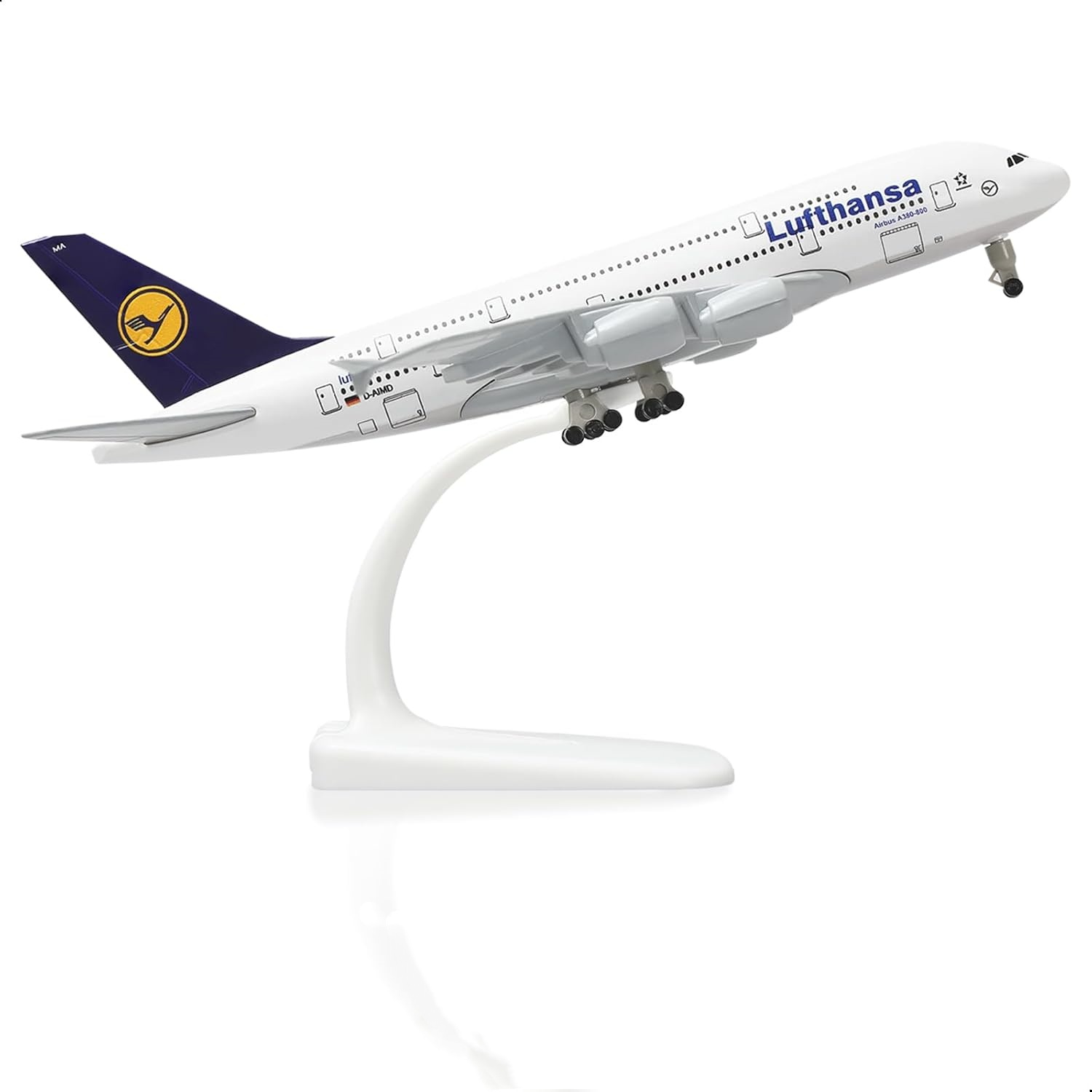 Speelgoedvliegtuigen A380 Duit - Model Airplane Plastic recensie en prijs