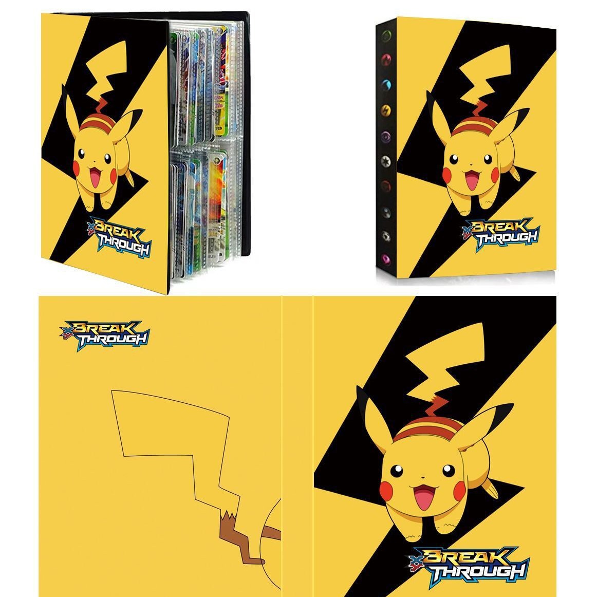 240PCS Cartoon Album Kaartboek - Pokemon Binder Card recensie en prijs